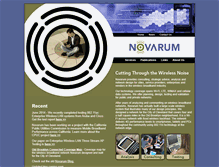 Tablet Screenshot of novarum.com